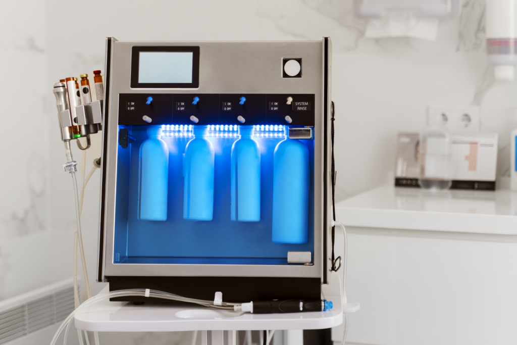 Ausstattung für die Anwendung des CoolSculpting-Verfahrens